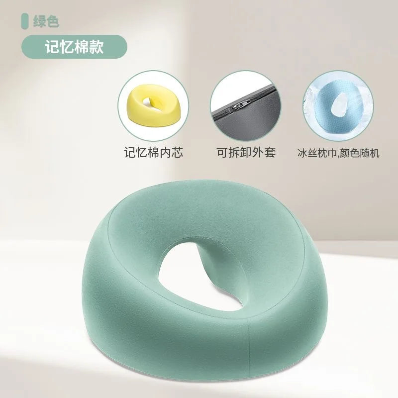 PC Ergonomics Lying Down Pillow Memory Foam Breathable Head Rest Support Pi