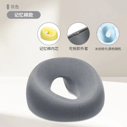 PC Ergonomics Lying Down Pillow Memory Foam Breathable Head Rest Support Pi