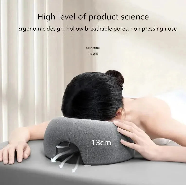 PC Ergonomics Lying Down Pillow Memory Foam Breathable Head Rest Support Pi