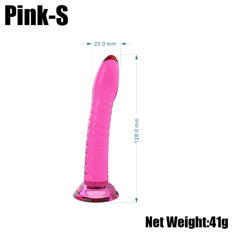 Erotic Soft 3 Size  Realistic Female Penis Strong Suction Cup  Sex Toys Woman Toy  Adult G-spot No gtooza.com