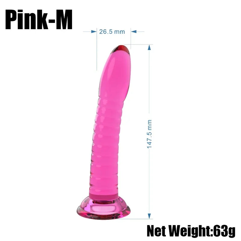 Erotic Soft 3 Size  Realistic Female Penis Strong Suction Cup  Sex Toys Woman Toy  Adult G-spot No gtooza.com