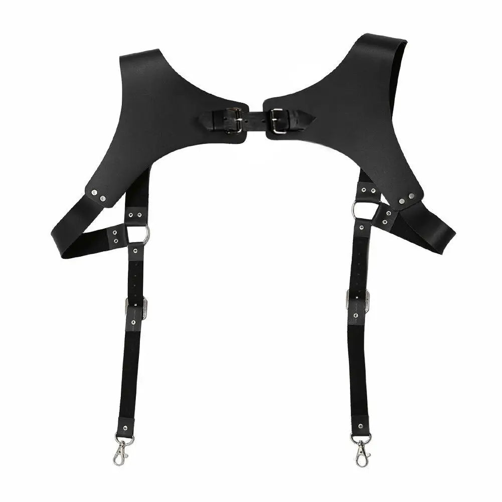 GtoozaEuropean and American Style Men's Suspenders Belts New Fashion Gentle Sportsman Suspenders Leather Straps Adult Belts gtooza.com