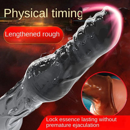 Extend 7cm Penis Enlargement Sleeve  Cock Ring Reusable Condoms Sex Toys  Men G Spot Vibrating Delay Ejaculation gtooza.com