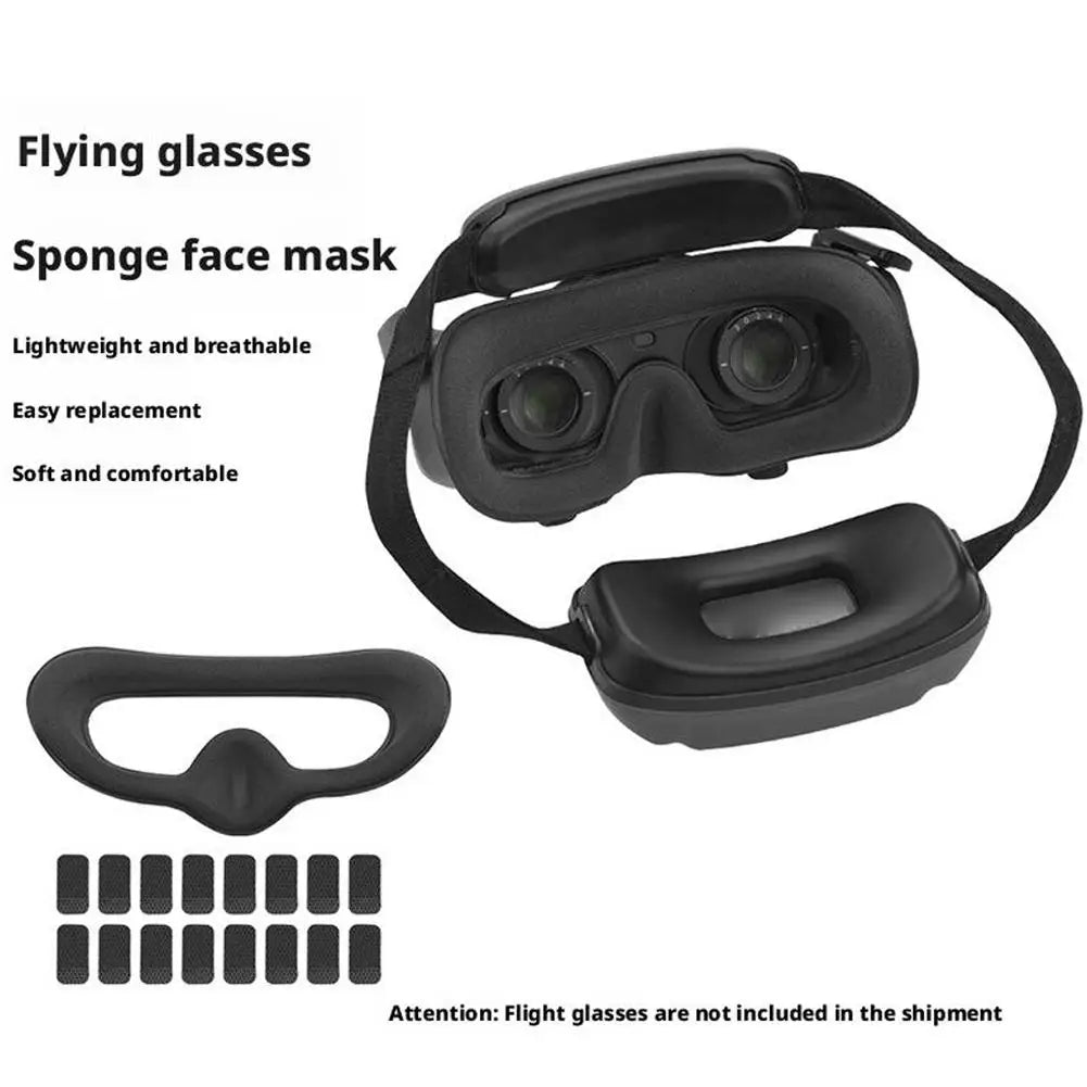 Eye Mask For DJI NEO/AIR 3S Soft Sponge Protective Cover Replacement Face Plate Eye Pad For DJI Goggles 2/3 Accessories