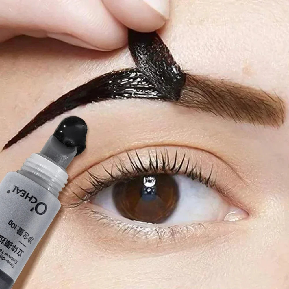 Eyebrow Gel Semi Permanent Professional Eyebrow Cosmetics Natural Long Lasting Tattoo Tint Sweatproof Peel Off Makeup Product