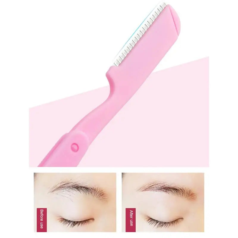 Eyebrow Razor Sturdy Perfect For Beginners Precise Grooming Versatile Tool Suitable For Both Men And Women Sharp Blade Compact