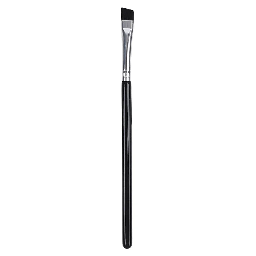 Eyeliner Eyebrow Brush Angled Flat Head Fiber Hair Brow Contour Eyeliner Fine Makeup Brushes Professional Makeup Tools 1/2/3pcs