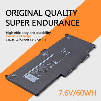 PC F3YGT 60WH Laptop Battery  Dell Latitude 12 13 14 7280 7290 7380 7390 7480 7490 E7280 E7290 E7380