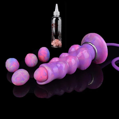 Gtooza_FAAK Fantasy Pneumatic Luminous Ovipositor Anal Sex Toys Lay Eggs Dildos Silicone Glow in Dark  Adult Game Masturbators gtooza.com