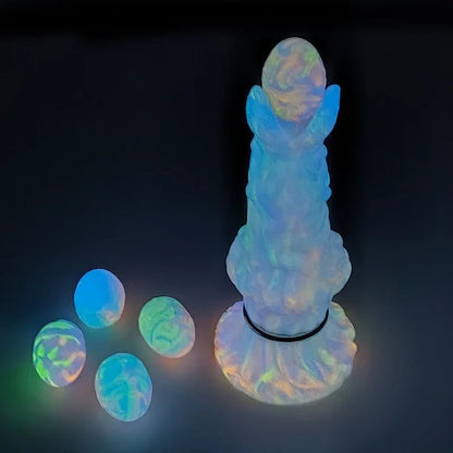 Gtooza_FAAK Fantasy Pneumatic Luminous Ovipositor Anal Sex Toys Lay Eggs Dildos Silicone Glow in Dark  Adult Game Masturbators gtooza.com