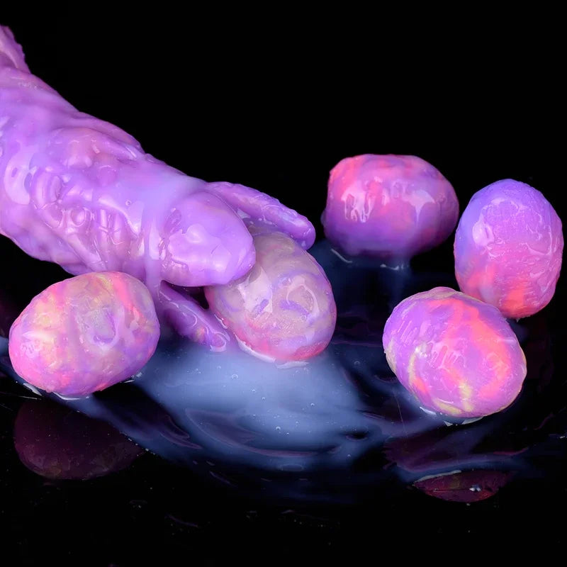 Gtooza_FAAK Fantasy Pneumatic Luminous Ovipositor Anal Sex Toys Lay Eggs Dildos Silicone Glow in Dark  Adult Game Masturbators gtooza.com