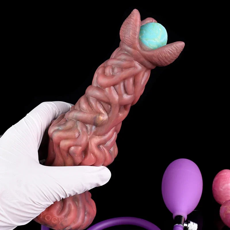 FAAK Fantasy Pneumatic Ovipositor Silicone Vaginal Balls Anal Sex Toys Lay Eggs Dildos  Adult Games Masturbators gtooza.com