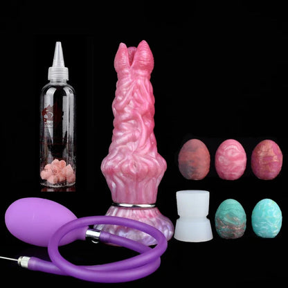 FAAK Fantasy Pneumatic Ovipositor Silicone Vaginal Balls Anal Sex Toys Lay Eggs Dildos  Adult Games Masturbators gtooza.com