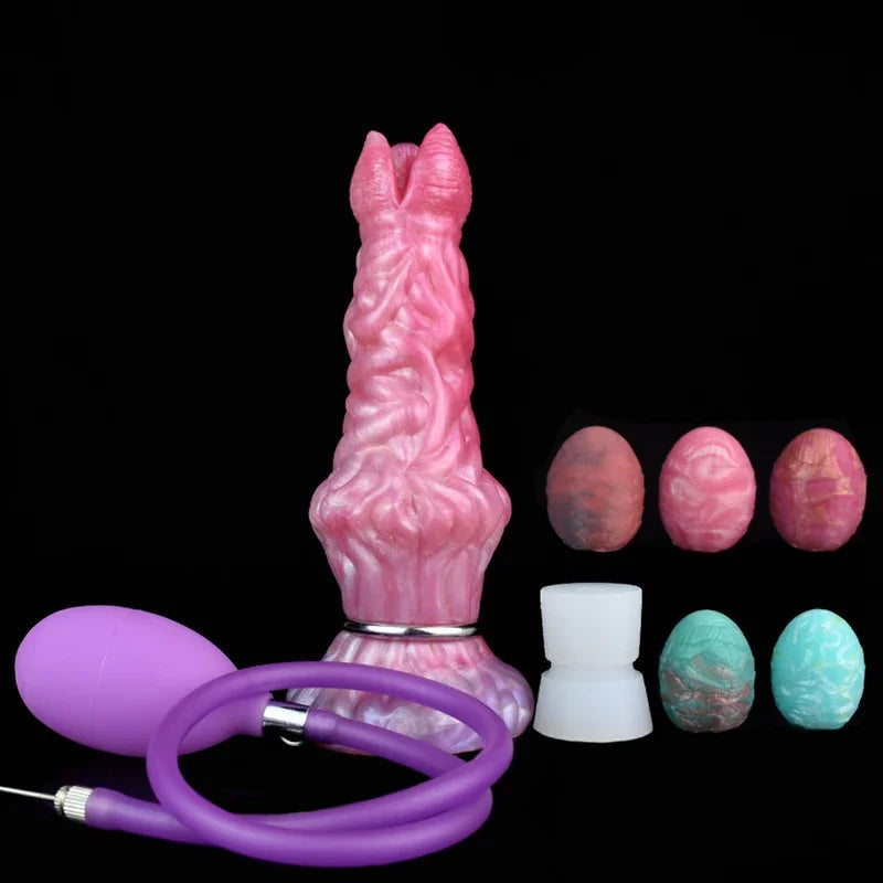 Gtooza_FAAK Fantasy Pneumatic Ovipositor Silicone Vaginal Balls Anal Sex Toys Lay Eggs Dildos  Adult Games Masturbators gtooza.com