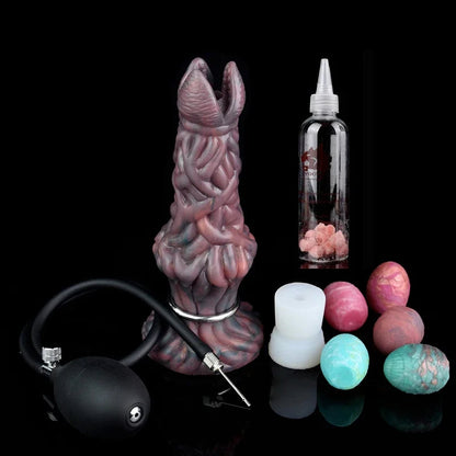 FAAK Fantasy Pneumatic Ovipositor Silicone Vaginal Balls Anal Sex Toys Lay Eggs Dildos  Adult Games Masturbators gtooza.com