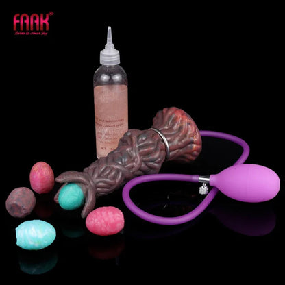 Gtooza_FAAK Fantasy Pneumatic Ovipositor Silicone Vaginal Balls Anal Sex Toys Lay Eggs Dildos  Adult Games Masturbators gtooza.com