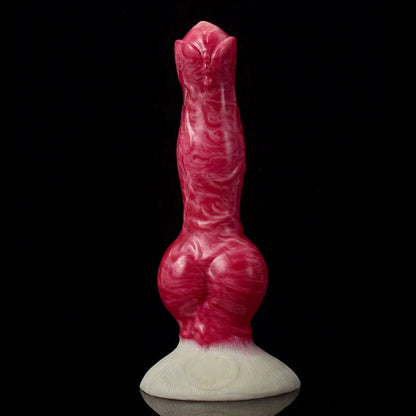 Gtooza_FAAK Large Dog Knot Ejacultion  With  Spray Liquid Function Red Silicone Squirting Penis Sex Toys  Women Men gtooza.com