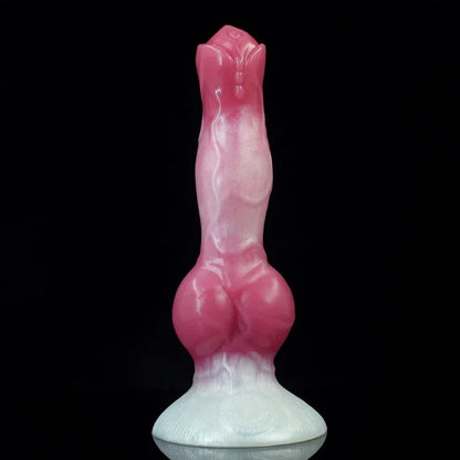 Gtooza_FAAK Large Dog Knot Ejacultion  With  Spray Liquid Function Red Silicone Squirting Penis Sex Toys  Women Men gtooza.com