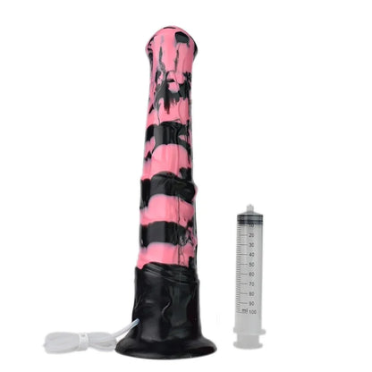 FAAK Long Ejaculation Dildo Large Fantasy Horse Squirting Penis With Suction Cup Size S M L Silicone Anal Plug Sex Toys Shop