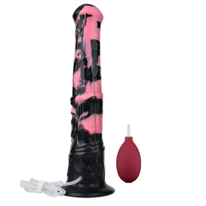 FAAK Long Ejaculation Dildo Large Fantasy Horse Squirting Penis With Suction Cup Size S M L Silicone Anal Plug Sex Toys Shop