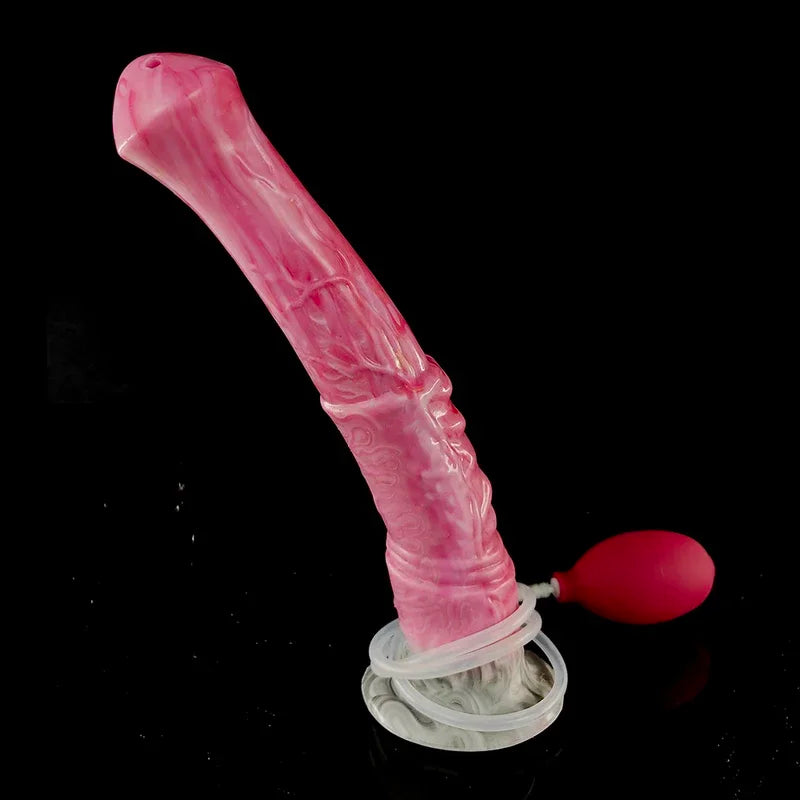 FAAK Long Ejaculation Dildo Large Fantasy Horse Squirting Penis With Suction Cup Size S M L Silicone Anal Plug Sex Toys Shop