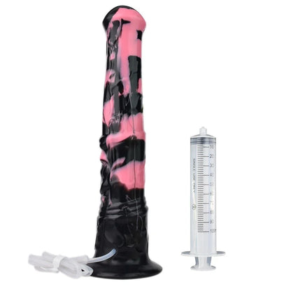 FAAK Long Ejaculation Dildo Large Fantasy Horse Squirting Penis With Suction Cup Size S M L Silicone Anal Plug Sex Toys Shop