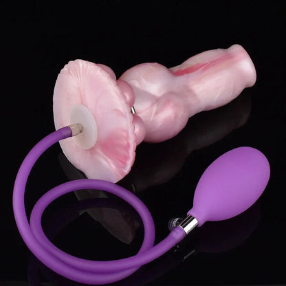 Gtooza_FAAK Silicone Inflatable Plug Dilator Sex Toys  Man/Woman Anal Expansion Fantasy Knot  Enlargement Male Masturbator gtooza.com