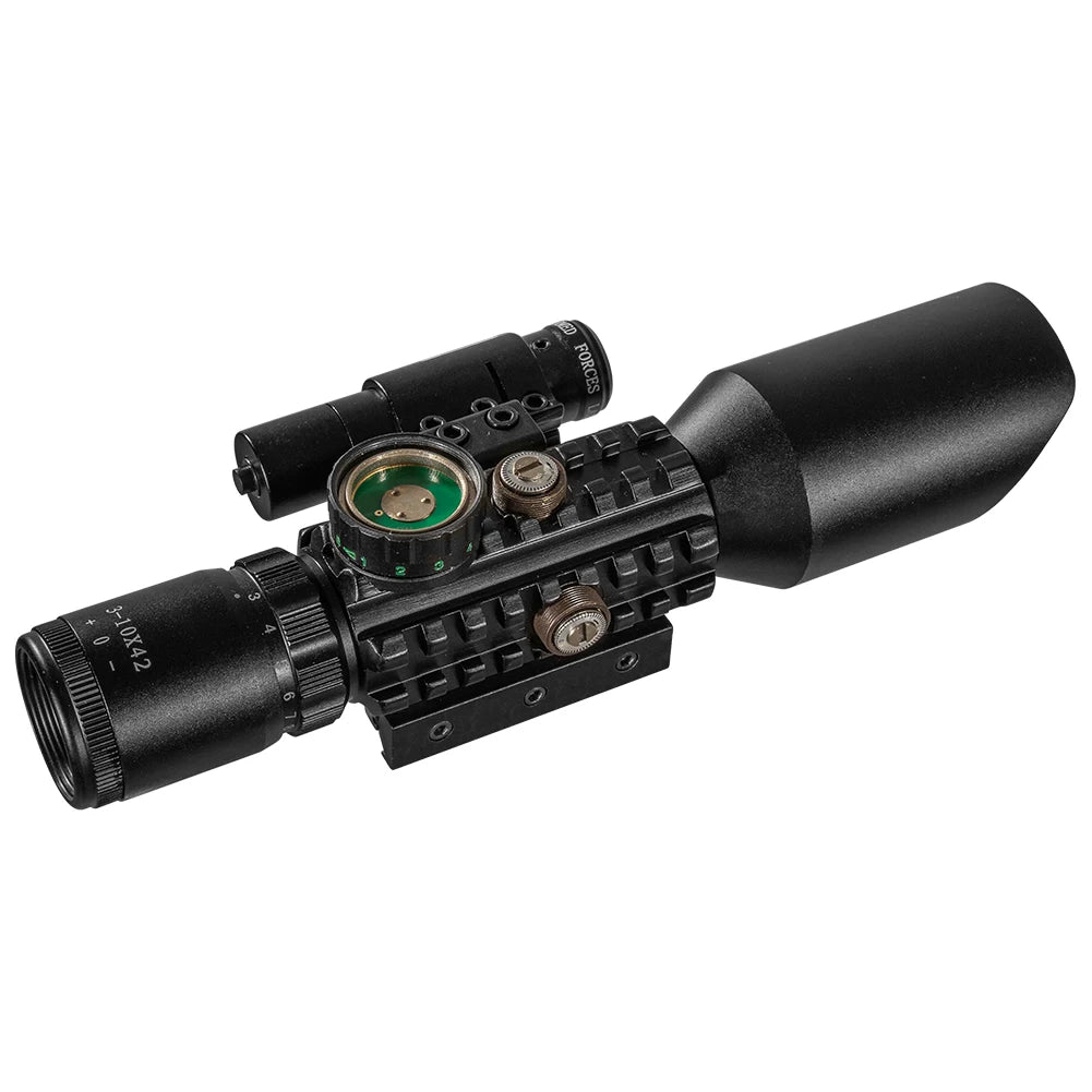 FIRE WOLF 3-10x42 Holographic Sight Hunting Scope Outdoor Reticle Sight Optics Sniper Deer Scopes Tactical M9 Model Riflescope