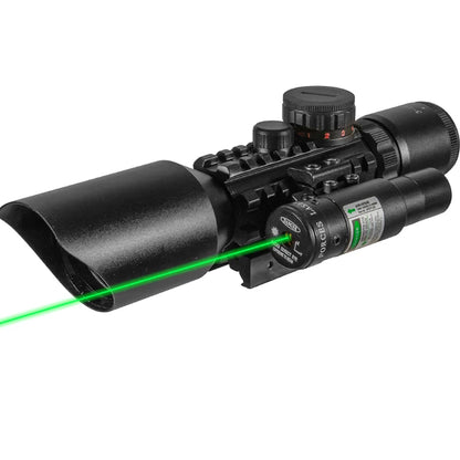 FIRE WOLF 3-10x42 Holographic Sight Hunting Scope Outdoor Reticle Sight Optics Sniper Deer Scopes Tactical M9 Model Riflescope