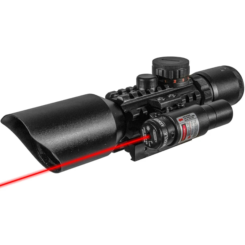 FIRE WOLF 3-10x42 Holographic Sight Hunting Scope Outdoor Reticle Sight Optics Sniper Deer Scopes Tactical M9 Model Riflescope