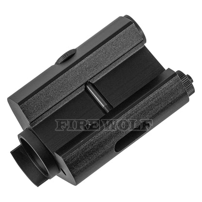 FIRE WOLF G36 Red Dot Sight with Red Laser Scope Holographic  20mm Weaver Rail Mount  Tactical Hunting Optics