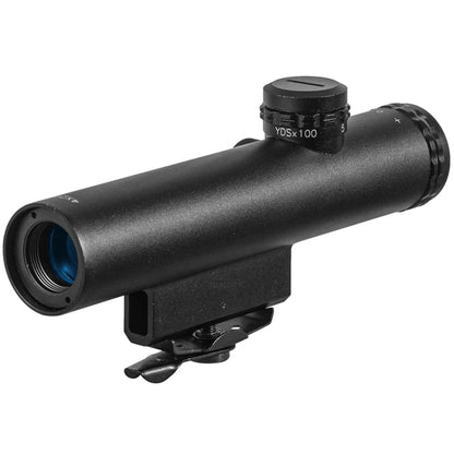 FIRE WOLF HD 4X20 Tactical Scope with BDC Turret Mil-DOT Reticle  Hunting