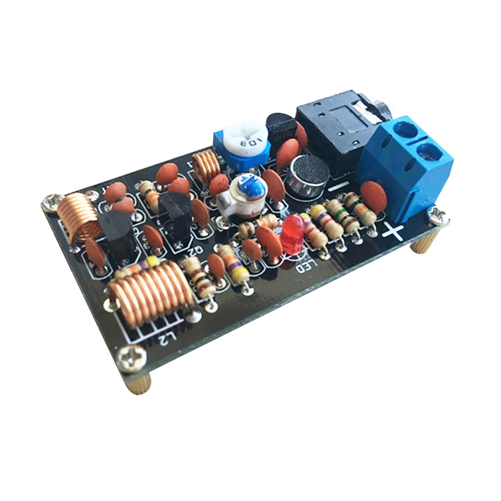 FM Radio Transmitter Board DIY Electronic Kit 85-115MHz FM Frequency Module Wireless Microphone Soldering Project Practice Suite