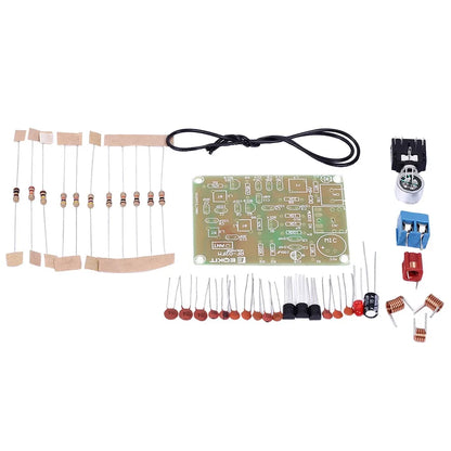 FM Radio Transmitter DIY Kit With Microphone Adjustable 88-108MHz Wireless Transmitter DC 3V DIY Soldering Practice