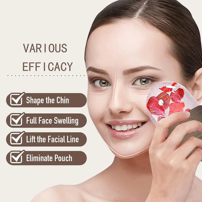 Face Beauty Massage Silicone Face Face Ice Capsule Beauty Ice Face Ice Mold Roller Face Massage Cube Products I5w8