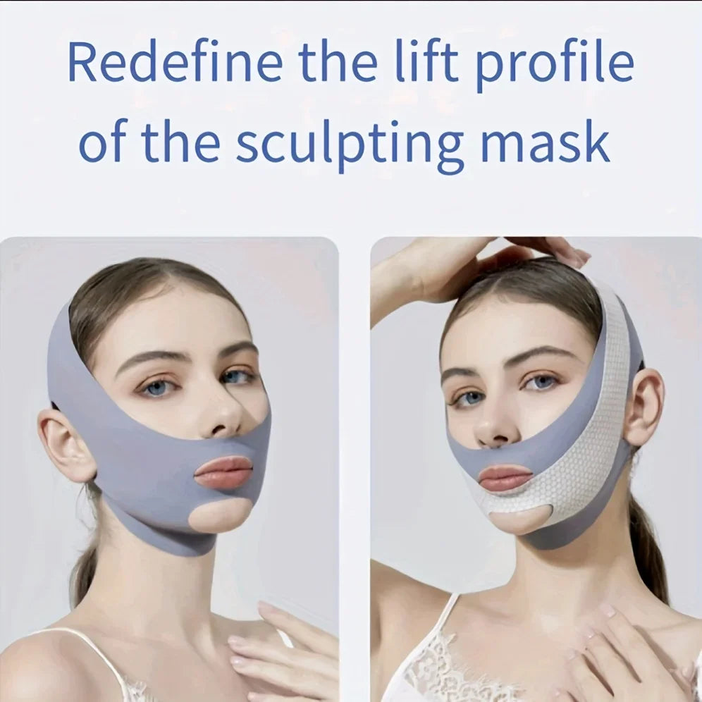 Face Slimming Bandage V Line Face Shaper Face Lifting Belt Anti Wrinkle Facial Massage Strap Double Chin Reducer Skin Care Tools