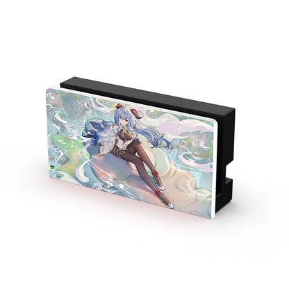 Faceplate Protective Cover For Nintendo Switch Oled TV Dock Station Cute Cartoon Anime Decorative Replacement Front Plate Case