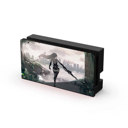 Faceplate Protective Cover For Nintendo Switch Oled TV Dock Station Cute Cartoon Anime Decorative Replacement Front Plate Case