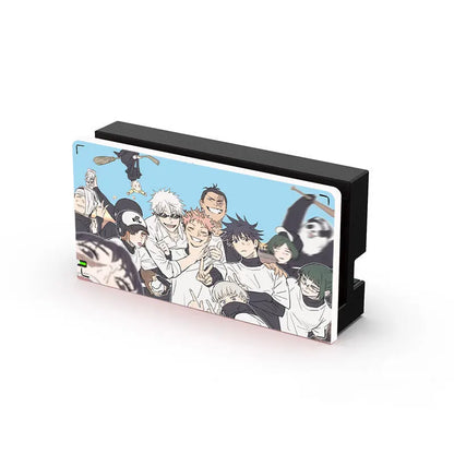 Faceplate Protective Cover For Nintendo Switch Oled TV Dock Station Cute Cartoon Anime Decorative Replacement Front Plate Case