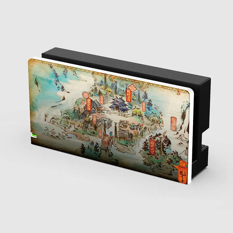 Faceplate Protective Cover For Nintendo Switch Oled TV Dock Station Cute Cartoon Anime Decorative Replacement Front Plate Case