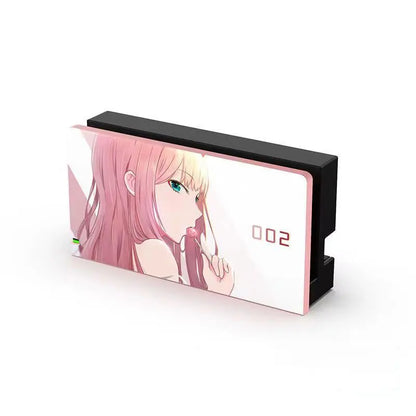 Faceplate Protective Cover For Nintendo Switch Oled TV Dock Station Cute Cartoon Anime Decorative Replacement Front Plate Case