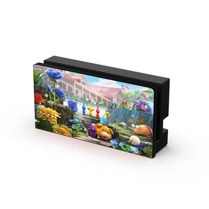 Faceplate Protective Cover For Nintendo Switch Oled TV Dock Station Cute Cartoon Anime Decorative Replacement Front Plate Case