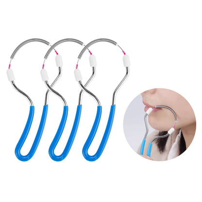 Facial Hair Remover Fine Hair Fetal Hair Spring Facial Hair Removal Hair Remover Face Twister Face Retractor Hair Removal Tool