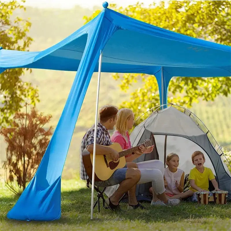 PC Family Beach Awning 2.1M*1.5M Ultralight Sun Shade Tent Outdoor Waterpro