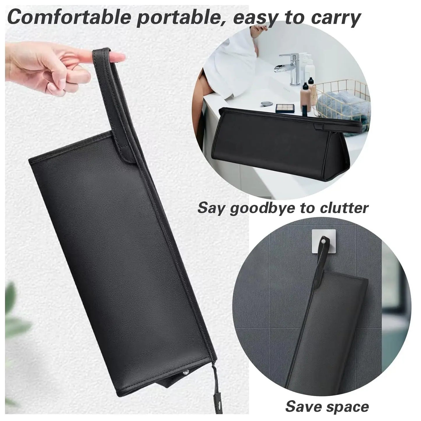 PC Fashion Hair Dryer Storage Bag  Dyson Hair Curler Storage Bag Travel Bags Multi-functional Organizer Pouch Hair Dryer Case