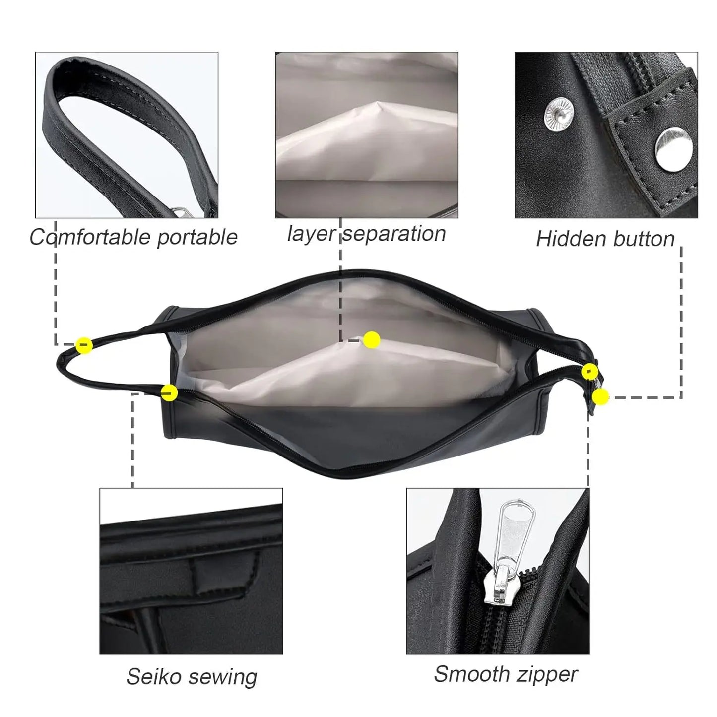 PC Fashion Hair Dryer Storage Bag  Dyson Hair Curler Storage Bag Travel Bags Multi-functional Organizer Pouch Hair Dryer Case