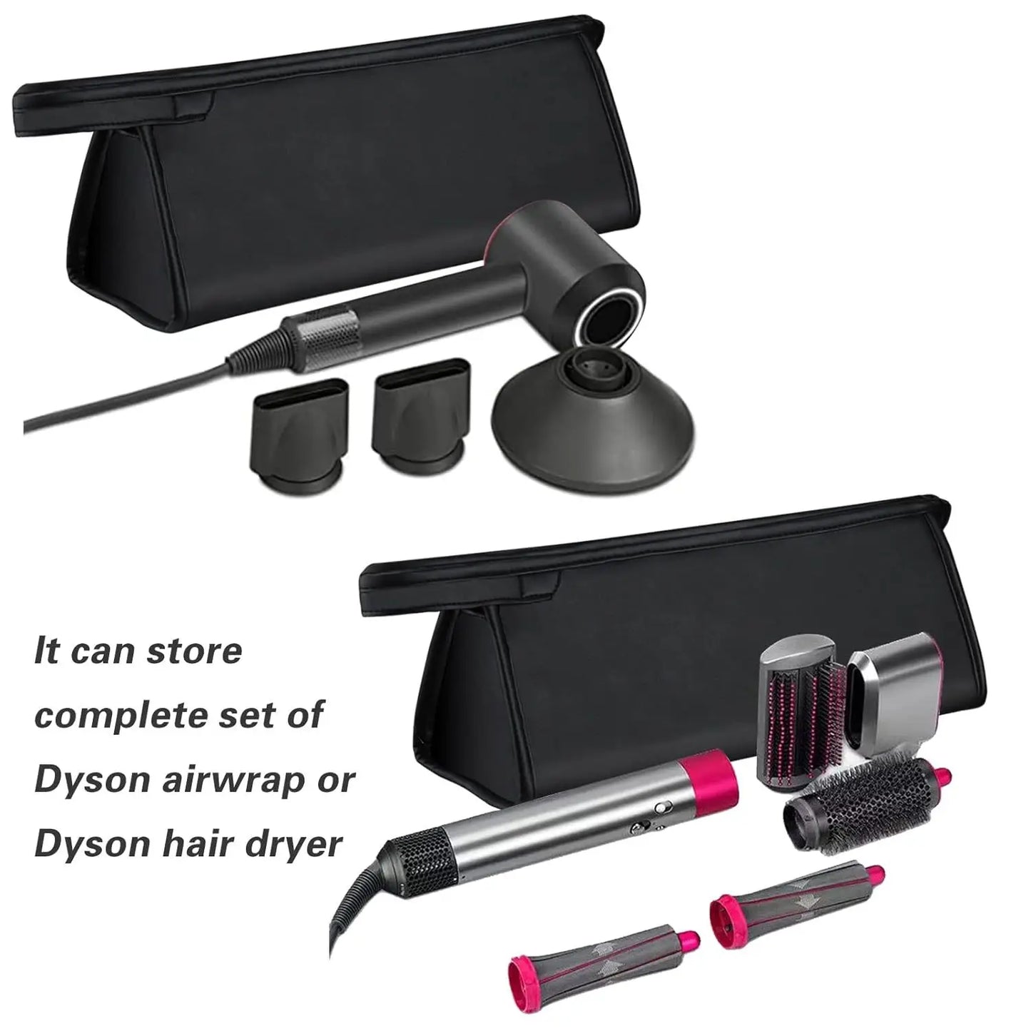 PC Fashion Hair Dryer Storage Bag  Dyson Hair Curler Storage Bag Travel Bags Multi-functional Organizer Pouch Hair Dryer Case