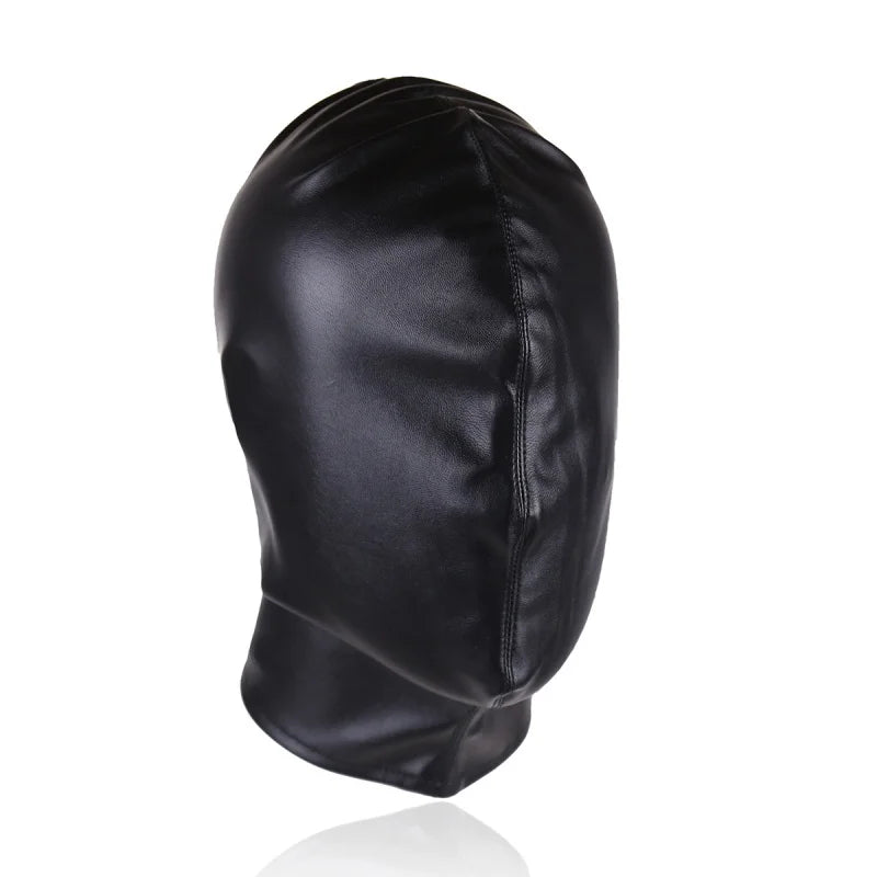 GtoozaFetish Bdsm Bondage Sensory Deprivation Mask Erotic Accessories Adjustable Leather Hood Sex Toys  Women Slave Adult Role Play gtooza.com