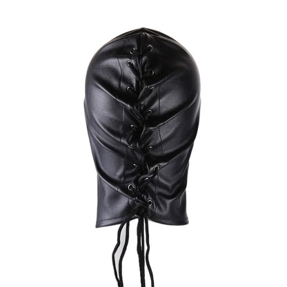 GtoozaFetish Bdsm Bondage Sensory Deprivation Mask Erotic Accessories Adjustable Leather Hood Sex Toys  Women Slave Adult Role Play gtooza.com