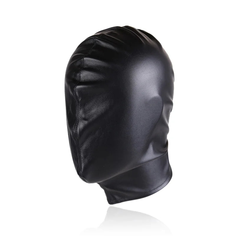 GtoozaFetish Bdsm Bondage Sensory Deprivation Mask Erotic Accessories Adjustable Leather Hood Sex Toys  Women Slave Adult Role Play gtooza.com